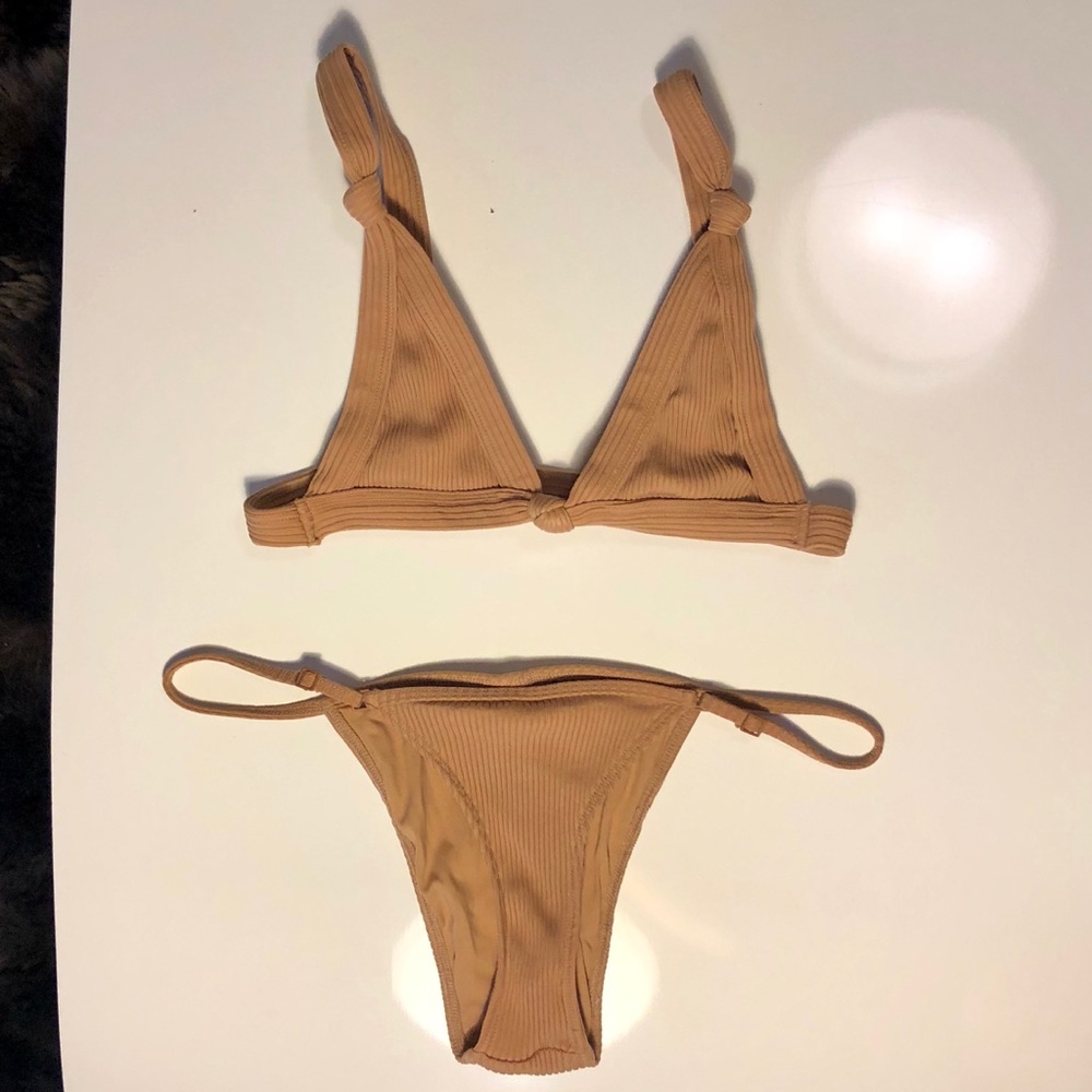 Minimale Animale Ribbed Bikini